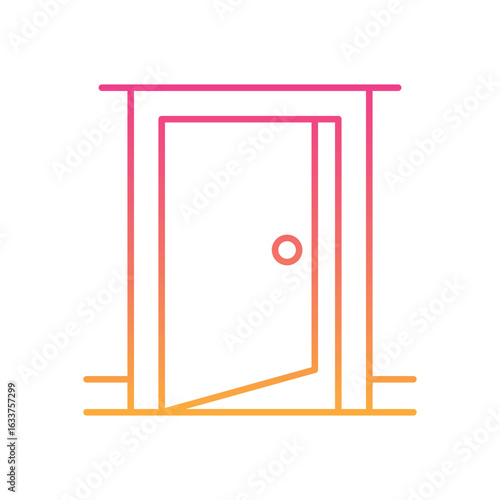 Door Icon vector