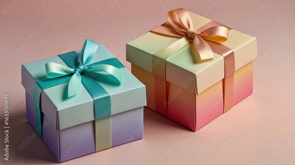 Obraz premium gift box with ribbon