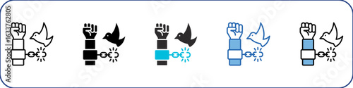 Freedom Icon Pack Multistyle Illustration