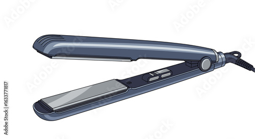Professional ceramic hair straightener for silky smooth frizz free styling and salon quality results at home