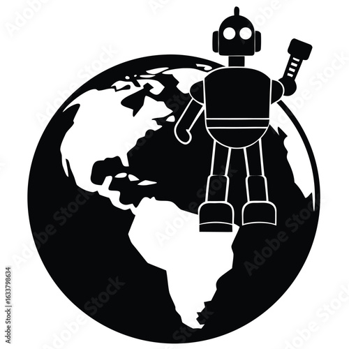 In the year 2150, an ultra-intelligent robot named Aegis Prime rules the Earth. Cities are monitored by towering AI hubs, drones patrol the skies, and every human action is tracked.