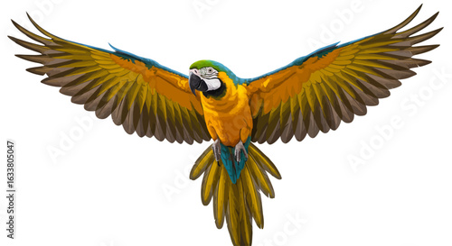 blue winged macaw