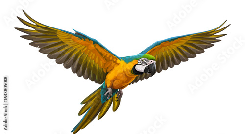 blue and yellow macaw ara ararauna