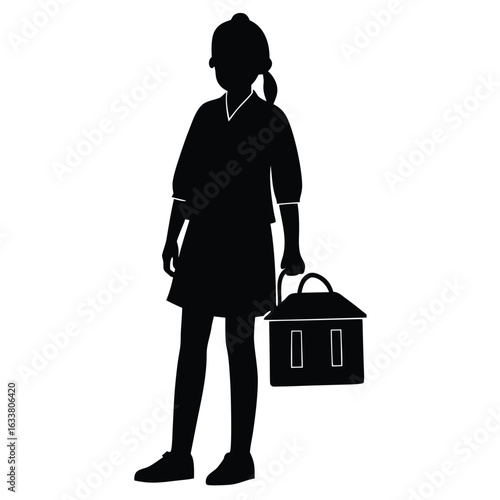 Multiple images of a man carrying bag, Pilot Walking with Helmet Silhouette, Student Discussion Vector Silhouette, Casual man walking, Man walking with bag, Man Pulling Suitcase, Kiddy Crowd Vector.