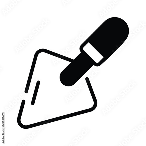 Get your hands on this trowel glyph style icon