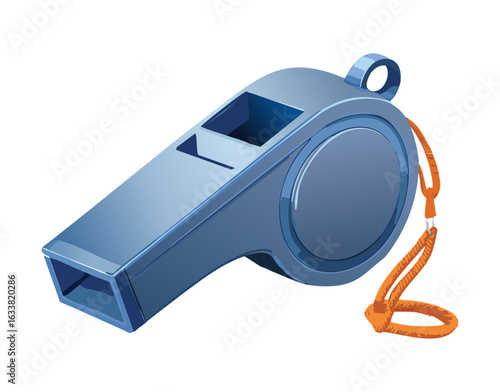 Blue Whistle For Sports and Games