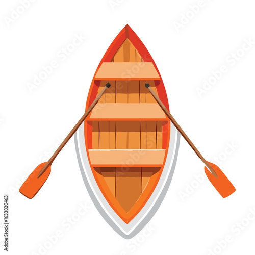Wooden Boat For Leisure and Recreation