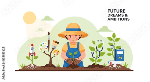 Cultivating Tomorrow A Youngster's Aspiring Professions And Future Dreams