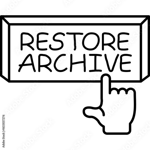 Restore Archive Icon