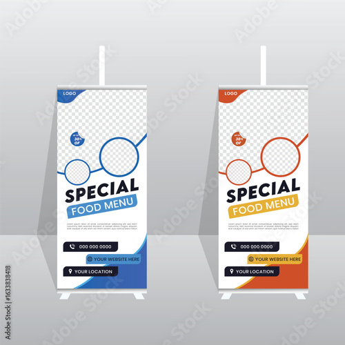 Business Roll Up banner for event, presentation, exhibition, business, project, company, Standee Design.
