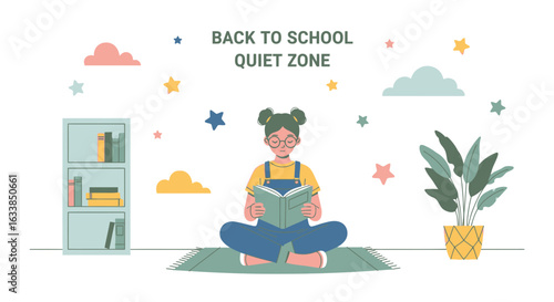 Calm Reading Nook Back To School Learning Environment For Quiet Study Time