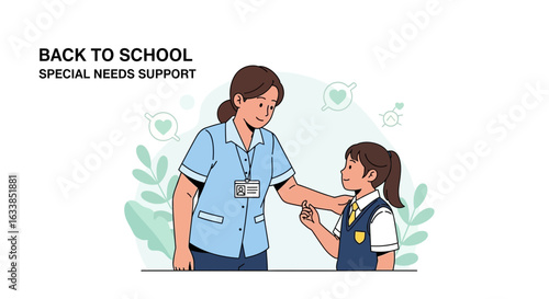 Caring Educator Providing Comforting Reassurance To A Student At School