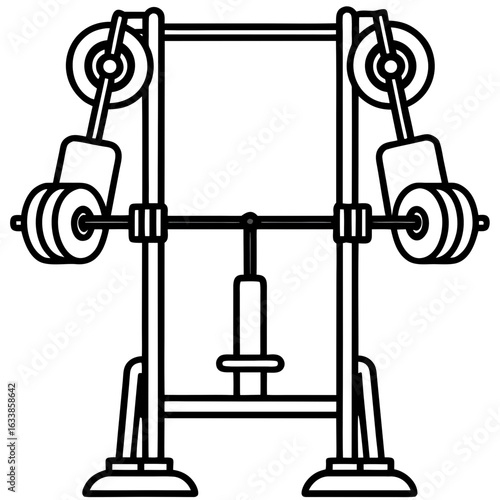 combo weigh lifting machine