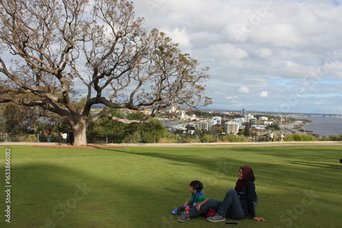 family in the park