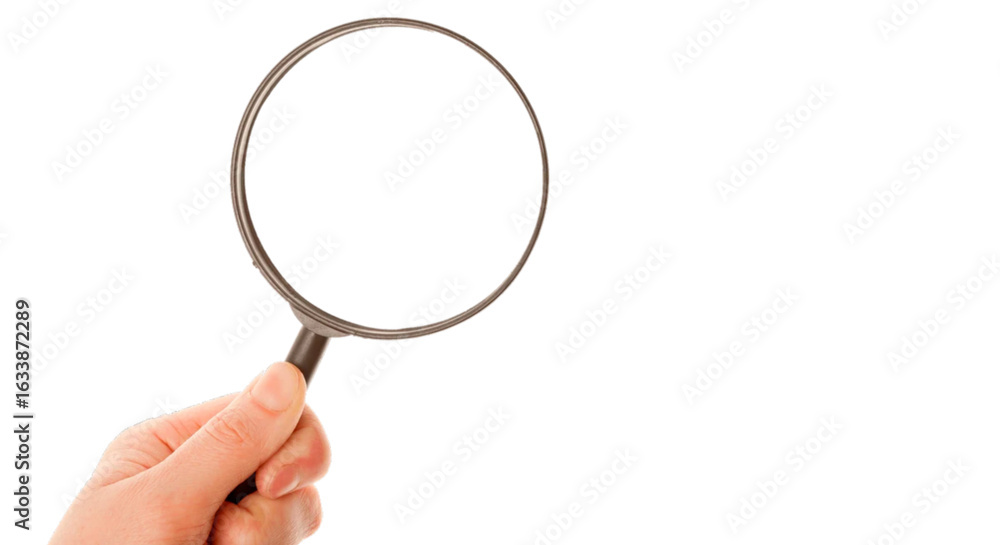 A hand holding a magnifying glass with a transparent background, useful for showing search, analysis, inspection, and investigation concepts. A hand holding a magnifying glass with a transparent background, useful for showing search, analysis, inspection, and investigation concepts.