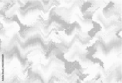 Halftone background vector, abstract backdrop design with two tone pattern and copy space for edit your content