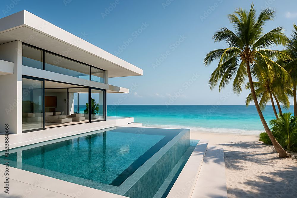 Fototapeta premium Modern Luxurious Exteriors of Villas, Farmhouses & Bungalows