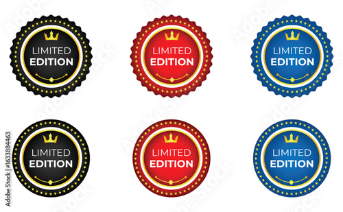 Limited Edition Exclusive Badges Collectible and Rare Product Seals with Crown
