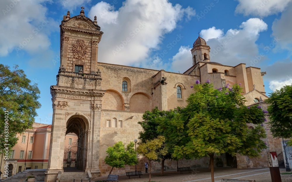 Fototapeta premium rues de Sassari en Sardaigne