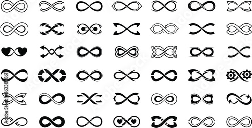 Limitless possibilities with diverse infinity symbol collection