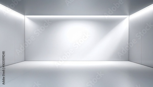 Wallpaper Mural Modern white abstract background with overlapping geometric layers and subtle shadows.

 Torontodigital.ca