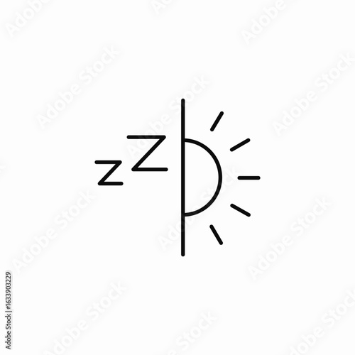 day and night icon sign vector