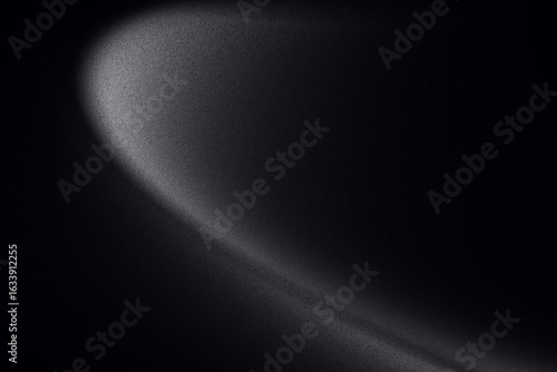 Gray grainy background, black white gradient grayscale abstract monochrome noise texture banner, header cover wallpaper backdrop design