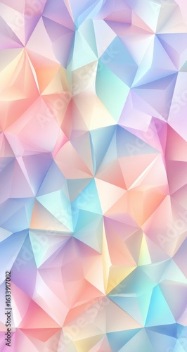Pastel polygonal abstract background
