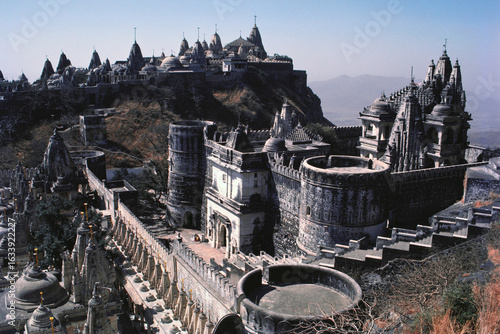 Foto indian jain temples palitana india