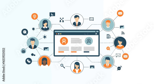 Virtual Networking Platform Connecting Diverse Profiles For Online Collaboration