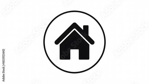 Home Icon in a Circle