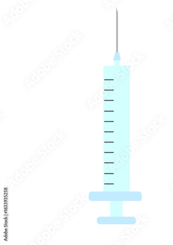 syringe isolated on white