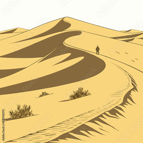 road in desert