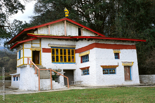 Canvas Print indian buddhist monastery tawang india