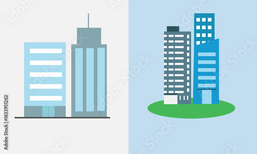 CITY BULDING VECTOR ART