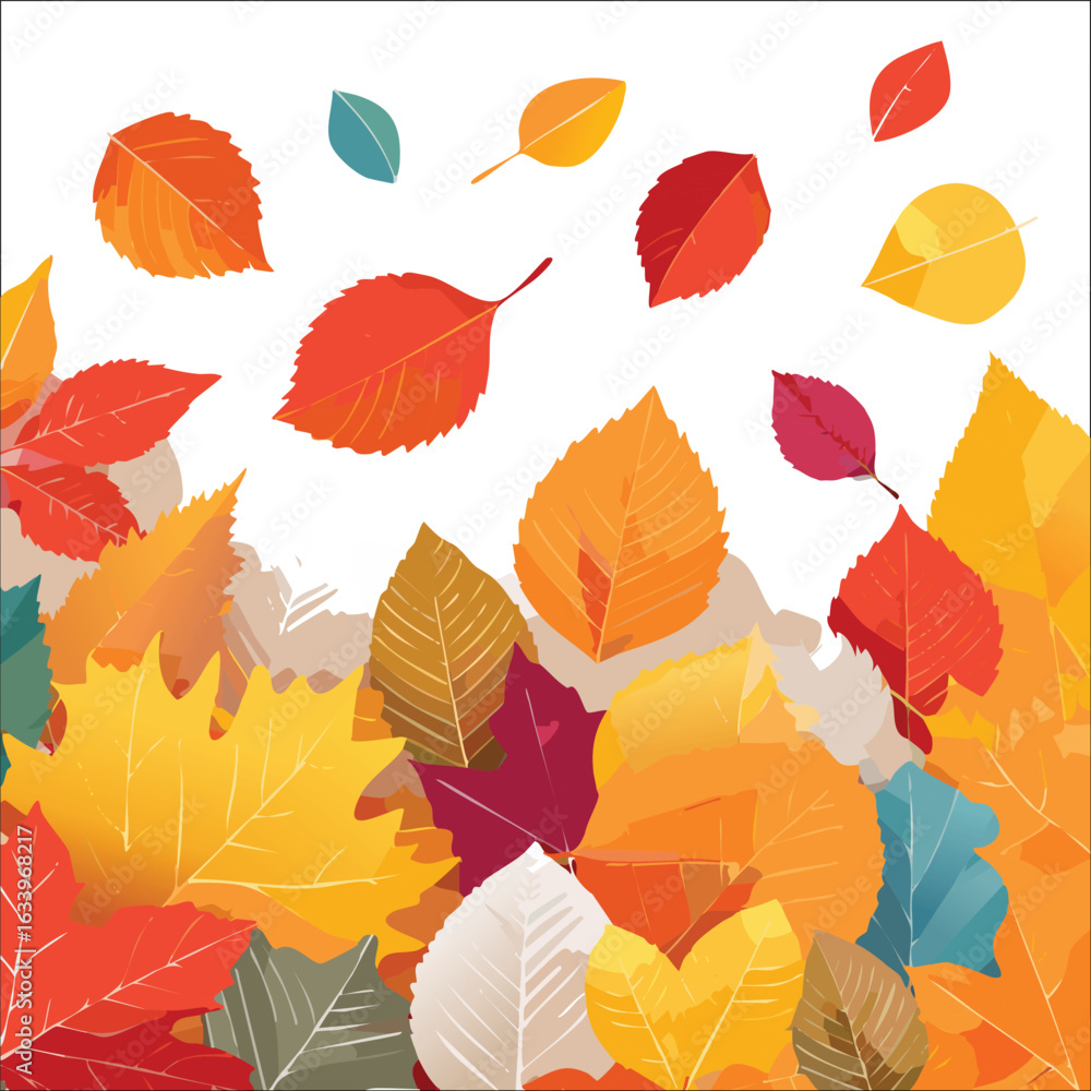 Fototapeta premium autumn leaves background