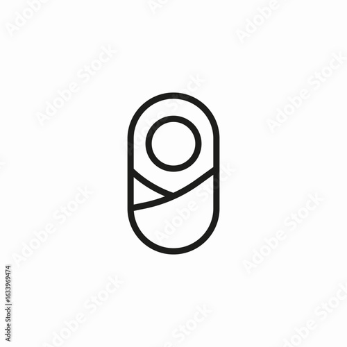 tag wardrobe number icon sign vector