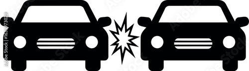 Car crash icon