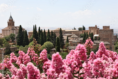 The Alhambra is a palace and fortress complex located in Granada, Spain. It is one of the most famous monuments of Islamic architecture 