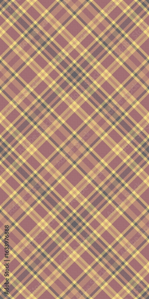 Fototapeta premium Elegant muted plaid pattern in warm earth tones. Perfect for autumnal designs, textiles, website backgrounds, or packaging. Subtle texture adds visual interest.