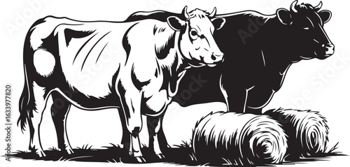 Cow Silhouette Vector | Farm Animal Clipart

Dairy Cow Silhouette | Rustic Farm Design

Standing Cow Silhouette | Livestock Animal Art

Black Cow Silhouette | Cattle Vector Illustration

Cow Outline S