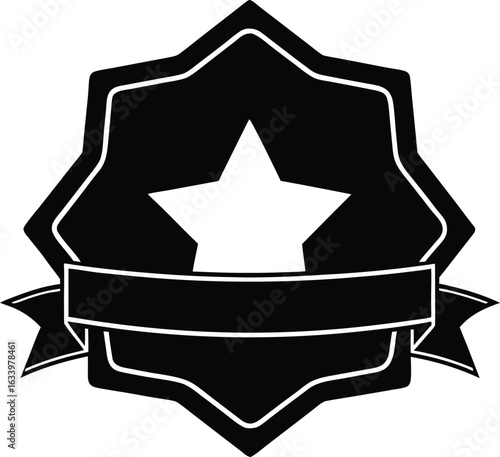 Brilliant yellow gold star symbol banner concept vector for business design illustration