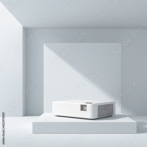 Business Projector Meeting Setup