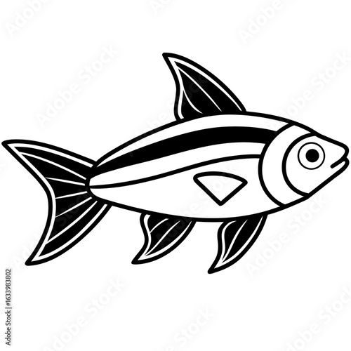 Neon Tetra Minimal Vector