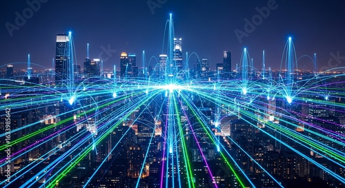 night city lights