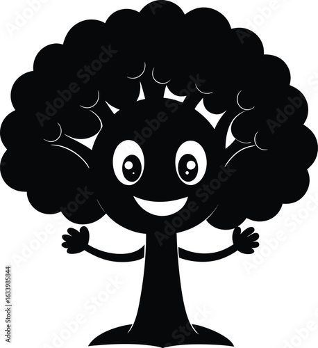 Happiness tree logo showcasing a vibrant tree with bright leaves, embodying themes of joy and well-being.