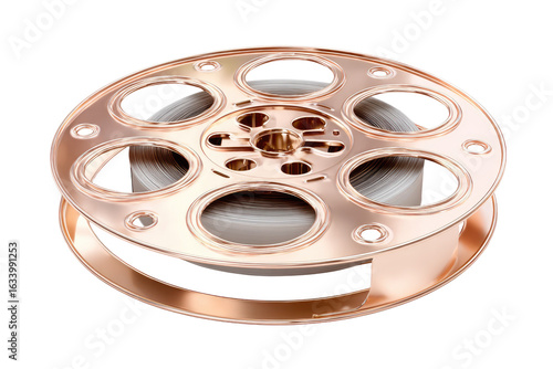 Rose gold film reel