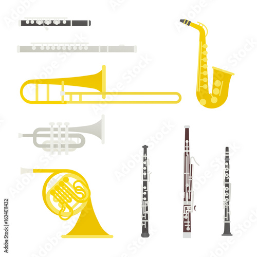楽器のイラストセット