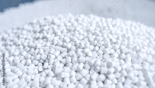 White polymer pellets