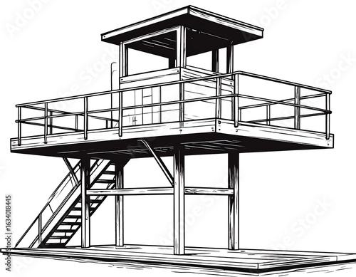 Wooden Observation Tower